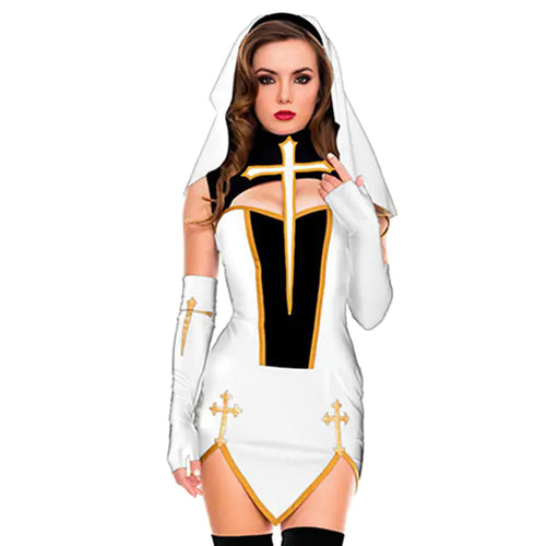 Load image into Gallery viewer, Nun Superior Costume
