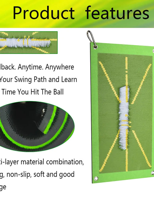 Load image into Gallery viewer, Golf Training Mat for Swing Detection
