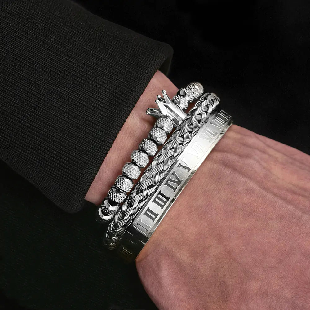 Königliches Kronen-Charm-Armband