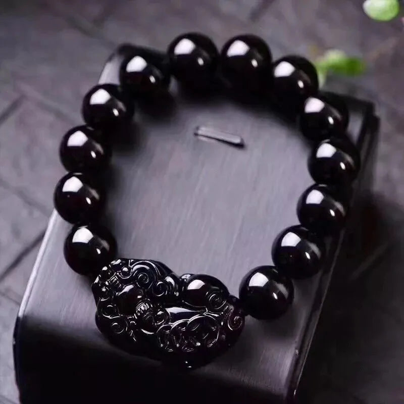 Obsidian-Armband