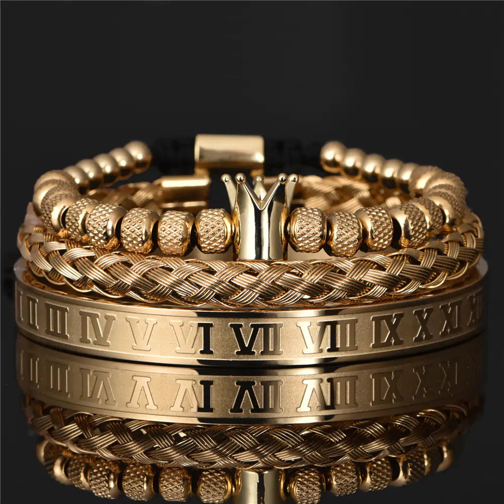 Königliches Kronen-Charm-Armband