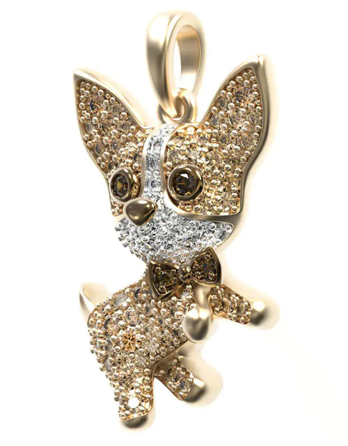 Load image into Gallery viewer, Chihuahua Dog Necklace Pendant
