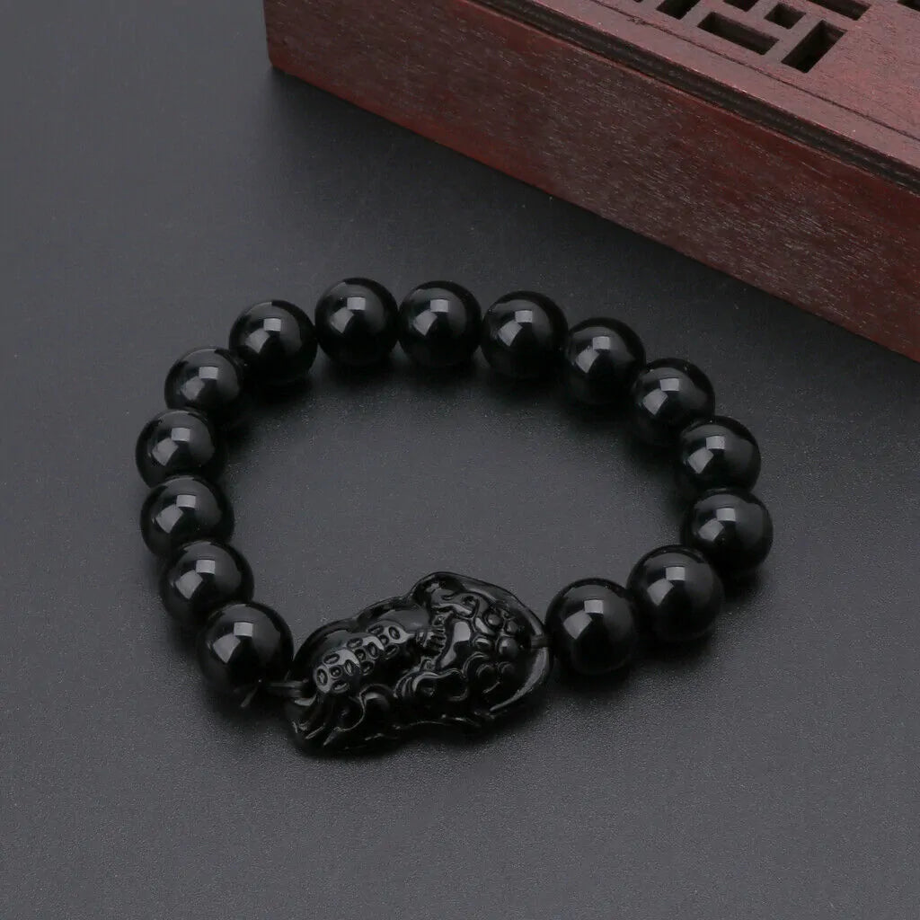 Obsidian-Armband